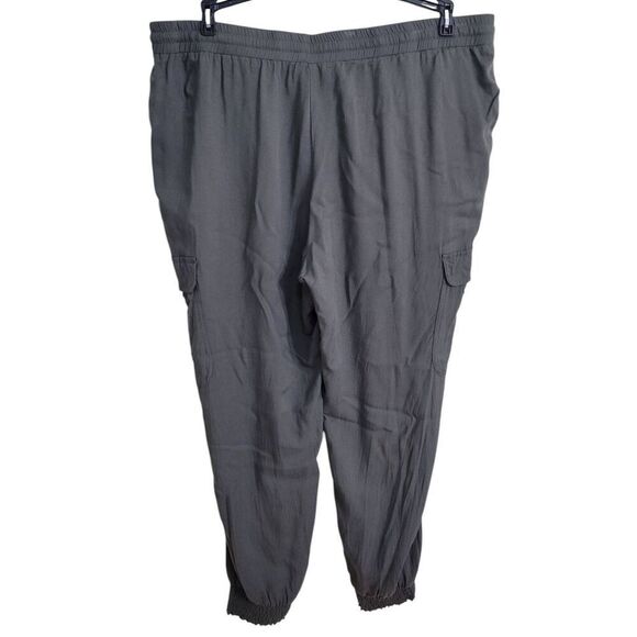 Lascana Cargo Jogger Pants Green Khaki Sz 16 - Picture 5 of 8